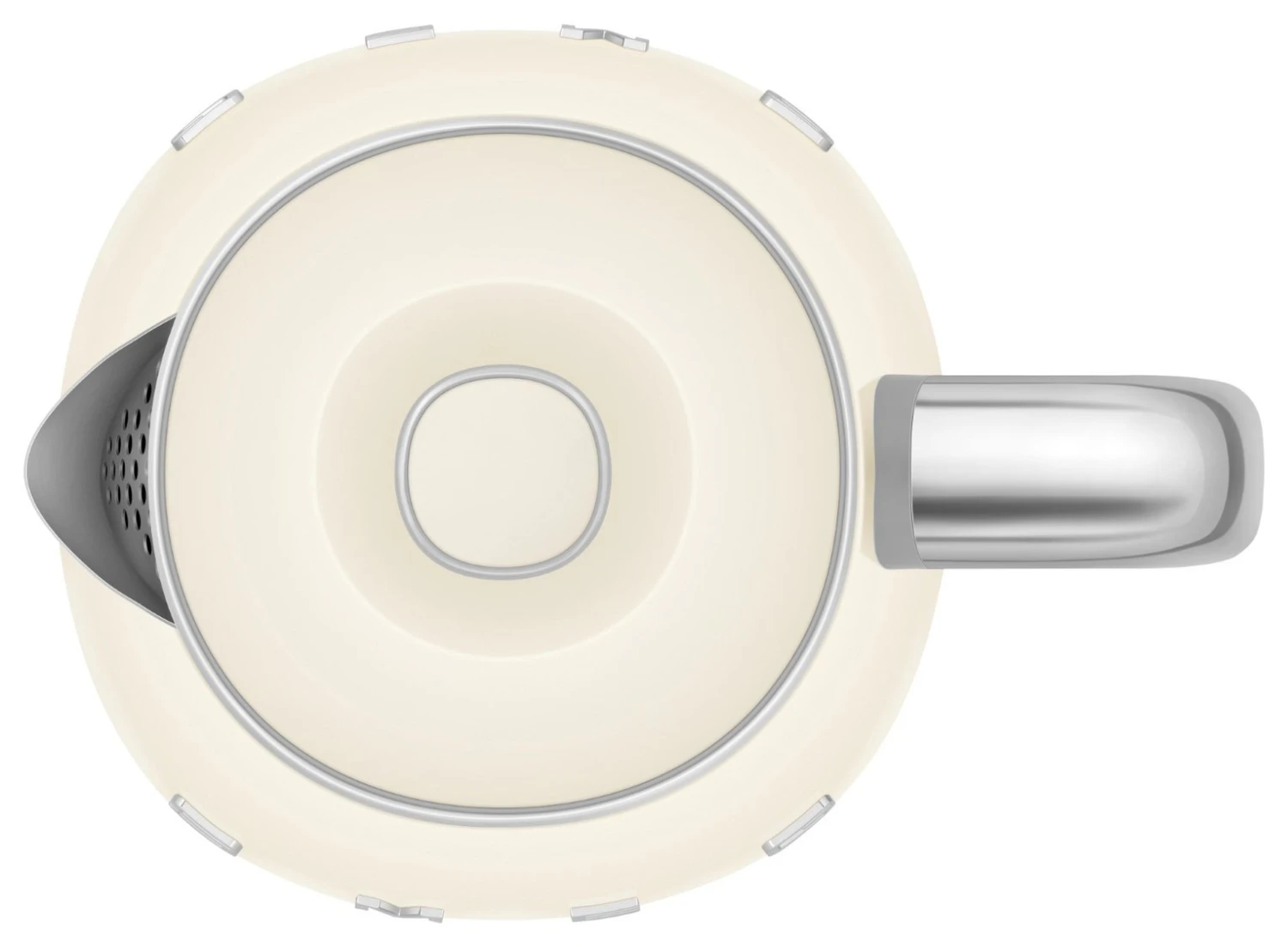 Smeg KLF05CRUK 50's Style Retro Mini Kettle - Cream 4 Smeg KLF05CRUK 50's Style Retro Mini Kettle - Cream - Image 4