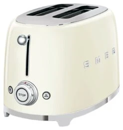 Smeg TSF01CRUK 50's Style Retro 2 Slice Toaster - Cream -Chic Household Items 1346804 R Z005A