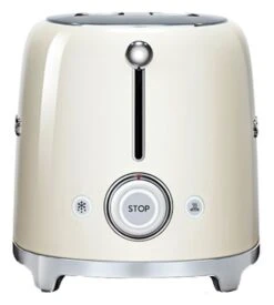 Smeg TSF01CRUK 50's Style Retro 2 Slice Toaster - Cream -Chic Household Items 1346804 R Z006A