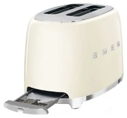 Smeg TSF01CRUK 50's Style Retro 2 Slice Toaster - Cream -Chic Household Items 1346804 R Z007A