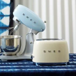 Smeg TSF01CRUK 50's Style Retro 2 Slice Toaster - Cream -Chic Household Items 1346804 R Z009A