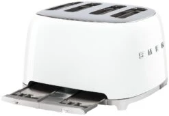 Smeg TSF03WHUK 50's Style Retro 4 Slice Toaster - White -Chic Household Items 1346842 R Z006A
