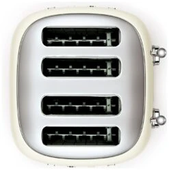 Smeg TSF03CRUK 50's Style Retro 4 Slice Toaster - Cream -Chic Household Items 1346873 R Z007A