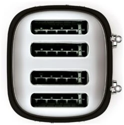 Smeg TSF03BLUK 50's Style Retro 4 Slice Toaster - Black -Chic Household Items 1346907 R Z007A