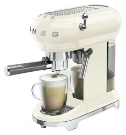 Smeg ECF01 50's Style Retro Espresso Coffee Machine - Cream -Chic Household Items 1346914 R Z003A