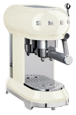 Smeg ECF01 50's Style Retro Espresso Coffee Machine - Cream -Chic Household Items 1346914 R Z007A