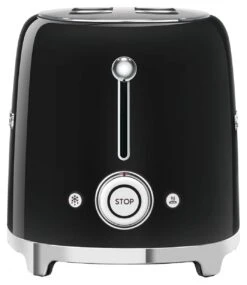 Smeg TSF01BLUK 50's Style Retro 2 Slice Toaster - Black -Chic Household Items 1346945 R Z006A