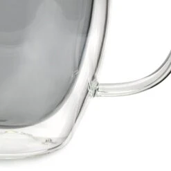 Habitat Double Walled Set Of 2 Coffee Cup - Grey -Chic Household Items 1357147 R Z003A