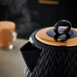 Tower T10052BLK Empire Kettle - Black -Chic Household Items 1357439 R Z003A