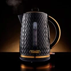 Tower T10052BLK Empire Kettle - Black -Chic Household Items 1357439 R Z007A