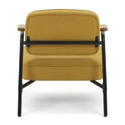 Habitat Jesper Fabric Accent Chair - Yellow -Chic Household Items 1402047 R Z003A