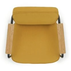 Habitat Jesper Fabric Accent Chair - Yellow -Chic Household Items 1402047 R Z005A