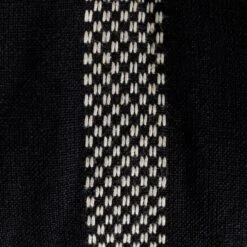 Habitat Woven Stripe Pack Of 2 Seat Cushion - Black 7 Habitat Woven Stripe Pack Of 2 Seat Cushion - Black -Chic Household Items 1402353 R B001