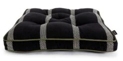 Habitat Woven Stripe Pack Of 2 Seat Cushion - Black 8 Habitat Woven Stripe Pack Of 2 Seat Cushion - Black -Chic Household Items 1402353 R Z002A