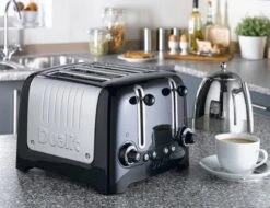 Dualit DPP4 Lite 4 Slice Toaster - Black -Chic Household Items 1467123 R Z012A UC1390575