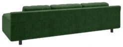Habitat Hendricks Velvet Corner Chaise Sofa - Moss Green -Chic Household Items 1480825 R Z004A
