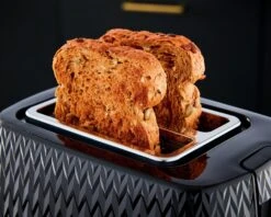 Tower T20054BLK Empire 2 Slice Toaster - Black -Chic Household Items 1484230 R Z004A