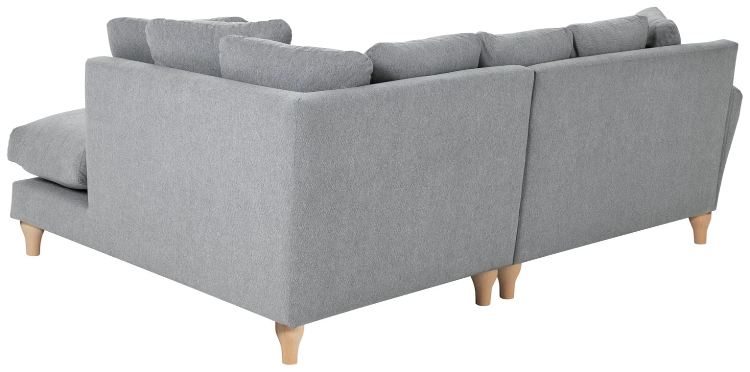 Habitat Carrie Fabric Right Hand Corner Chaise Sofa - Grey 7 Habitat Carrie Fabric Right Hand Corner Chaise Sofa - Grey - Image 7