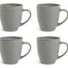 Habitat Set Of 4 Stoneware Mugs - Grey