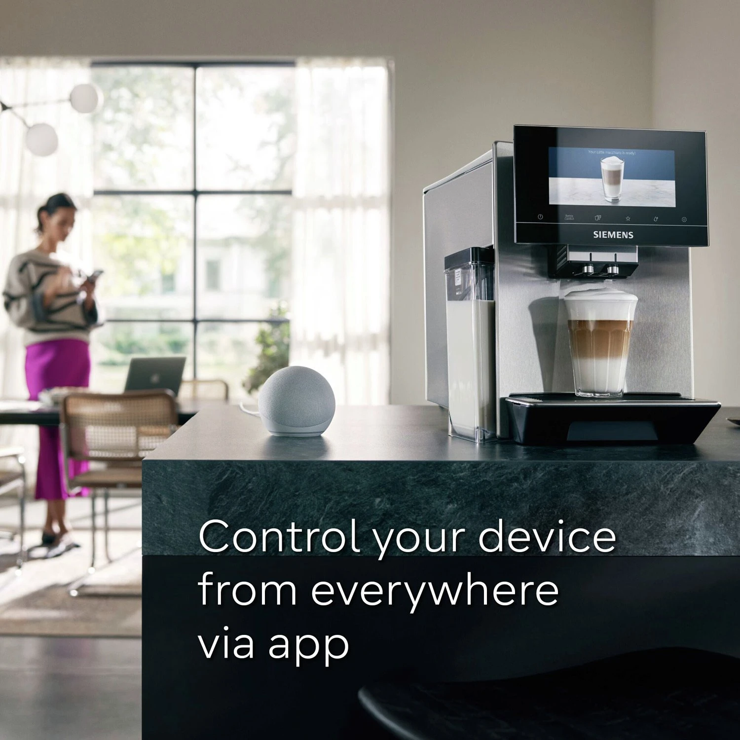 Siemens TQ905GB3 EQ900 Bean To Cup Coffee Machine 4 Siemens TQ905GB3 EQ900 Bean To Cup Coffee Machine - Image 4