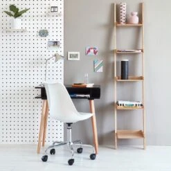 Habitat Bobby Metal Desk Lamp - Silver -Chic Household Items 1719307 R Z010C