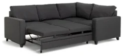 Habitat Seattle Right Corner Fabric Sofa Bed - Charcoal -Chic Household Items 1834196 R Z003A