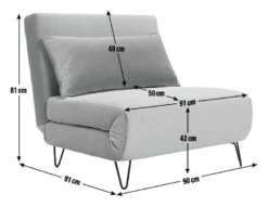 Habitat Roni Single Velvet Chairbed - Mint Green -Chic Household Items 1938669 R Z003A