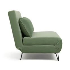 Habitat Roni Single Velvet Chairbed - Mint Green -Chic Household Items 1938669 R Z004A