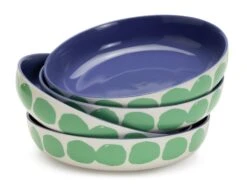 Habitat Abstract 4 Piece Stoneware Pasta Bowl -Chic Household Items 1955941 R Z002A