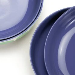 Habitat Abstract 4 Piece Stoneware Pasta Bowl -Chic Household Items 1955941 R Z005A