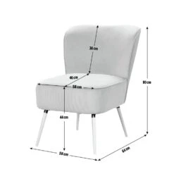 Habitat Eppy Fabric Accent Chair - Charcoal -Chic Household Items 1970256 R E020