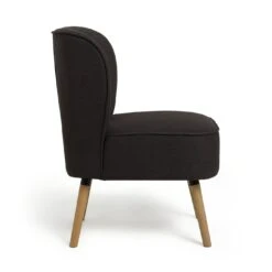 Habitat Eppy Fabric Accent Chair - Charcoal -Chic Household Items 1970256 R Z004A