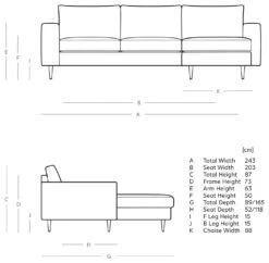 Swoon Evesham Velvet Right Hand Corner Sofa - Biscuit -Chic Household Items 1971004 R E001