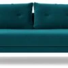 Swoon Kalmar Velvet 3 Seater Sofa- Kingfisher Blue