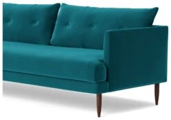 Swoon Kalmar Velvet 3 Seater Sofa- Kingfisher Blue 11 Swoon Kalmar Velvet 3 Seater Sofa- Kingfisher Blue -Chic Household Items 1972931 R Z003A