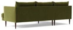 Swoon Kalmar Velvet Left Hand Corner Sofa - Fern Green -Chic Household Items 1973679 R Z004A