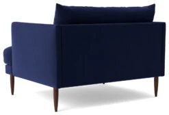 Swoon Kalmar Velvet Cuddle Chair - Ink Blue -Chic Household Items 1974290 R Z004A