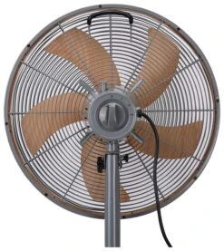 Habitat Wooden Pedestal Fan - 16 Inch -Chic Household Items 1979439 R Z004A