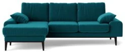 Swoon Tulum Velvet Left Hand Corner Sofa - Kingfisher Blue 12 Swoon Tulum Velvet Left Hand Corner Sofa - Kingfisher Blue -Chic Household Items 1990360 R Z002A