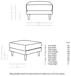 Swoon Turin Velvet Ottoman Footstool - Taupe -Chic Household Items 1990638 R E001