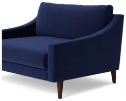 Swoon Turin Velvet Cuddle Chair - Ink Blue 13 Swoon Turin Velvet Cuddle Chair - Ink Blue -Chic Household Items 1991493 R Z005A