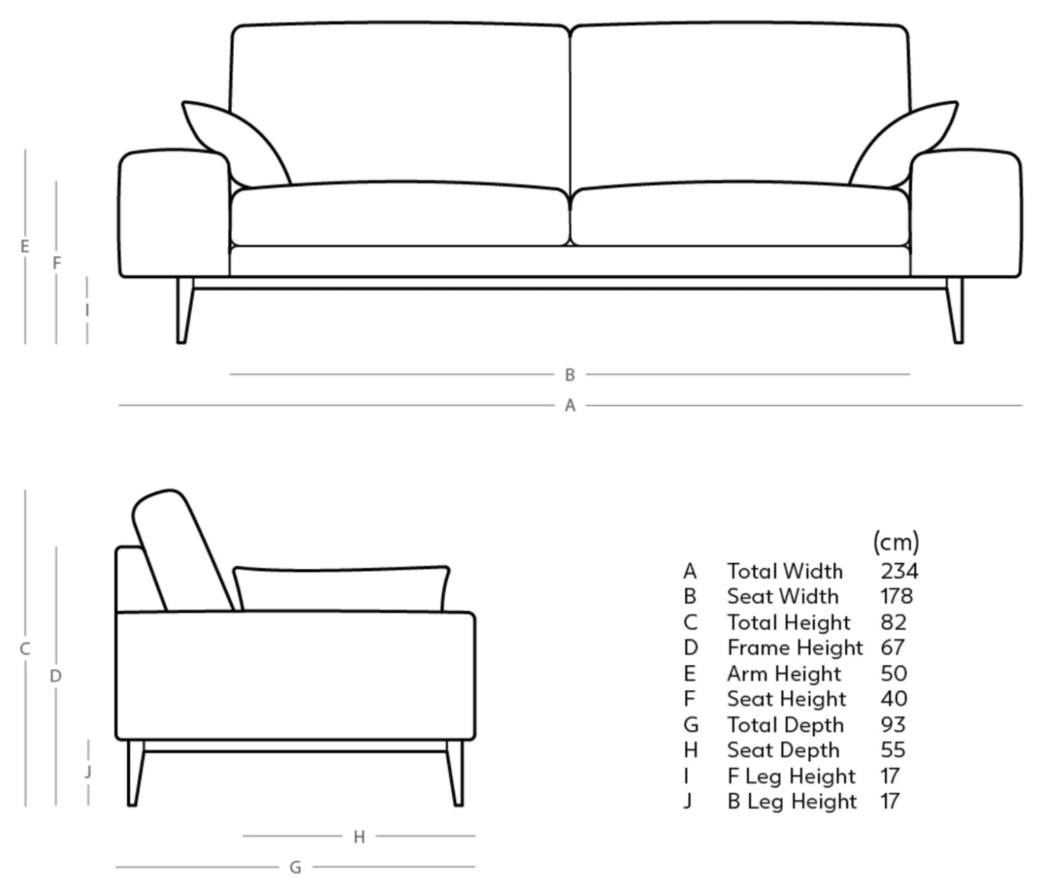 Swoon Tulum Velvet 3 Seater Sofa - Ink Blue 4 Swoon Tulum Velvet 3 Seater Sofa - Ink Blue - Image 4