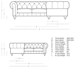 Swoon Winston Velvet 5 Seater Corner Sofa - Ink Blue 10 Swoon Winston Velvet 5 Seater Corner Sofa - Ink Blue -Chic Household Items 1993398 R E001