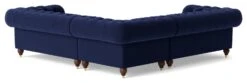 Swoon Winston Velvet 5 Seater Corner Sofa - Ink Blue 13 Swoon Winston Velvet 5 Seater Corner Sofa - Ink Blue -Chic Household Items 1993398 R Z005A