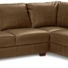 Habitat Salisbury Leather Left Hand Corner Sofa - Tan