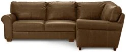 Habitat Salisbury Leather Left Hand Corner Sofa - Tan -Chic Household Items 1995183 R Z002A