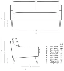 Swoon Turin Velvet 2 Seater Sofa - Burnt Orange -Chic Household Items 1995994 R E001