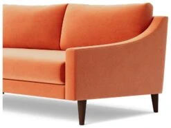 Swoon Turin Velvet 2 Seater Sofa - Burnt Orange -Chic Household Items 1995994 R Z004A