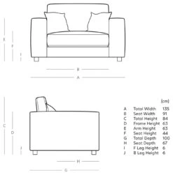 Swoon Althaea Velvet Cuddle Chair - Silver Grey -Chic Household Items 1998180 R E001
