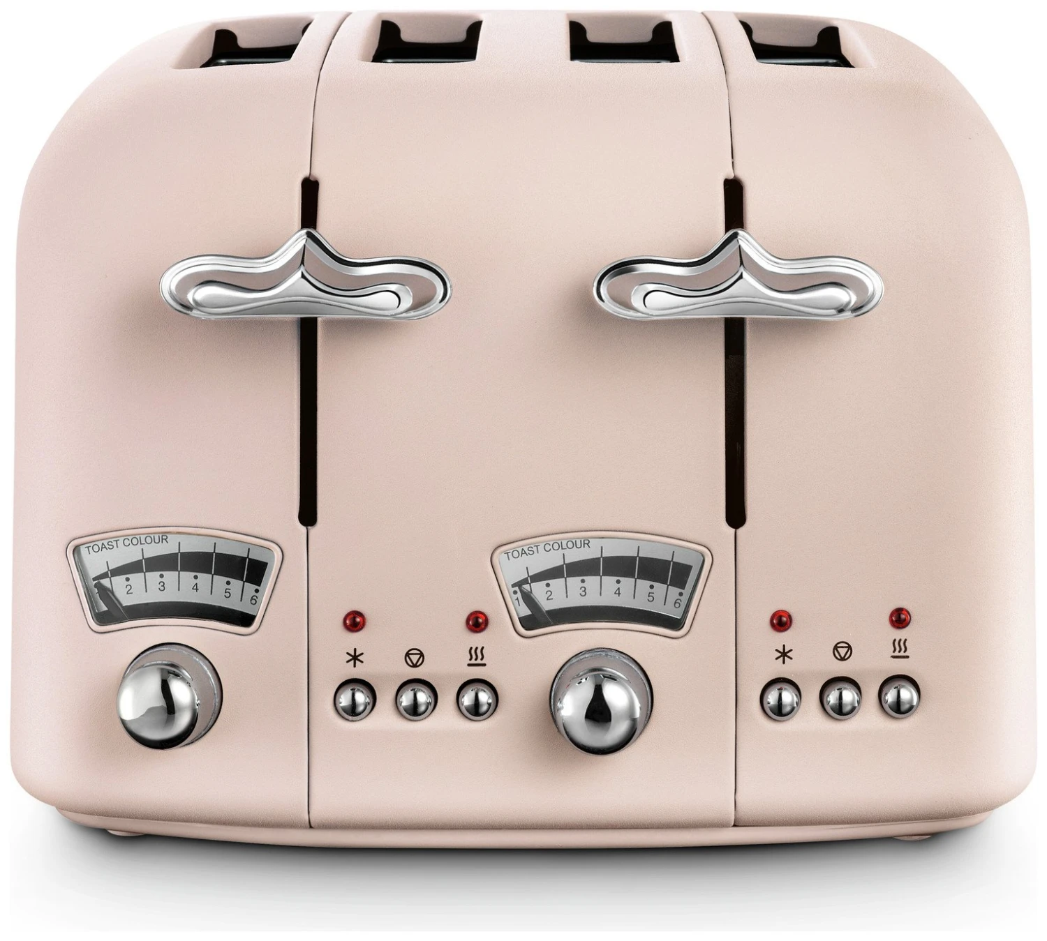 De'Longhi CT04.PK Argento Flora 4 Slice Toaster - Pink 1 De'Longhi CT04.PK Argento Flora 4 Slice Toaster - Pink